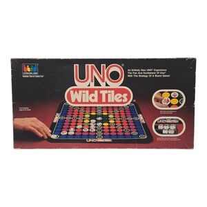 UNO Wild Tiles Board Game 1984 International Games **COMPLETE**